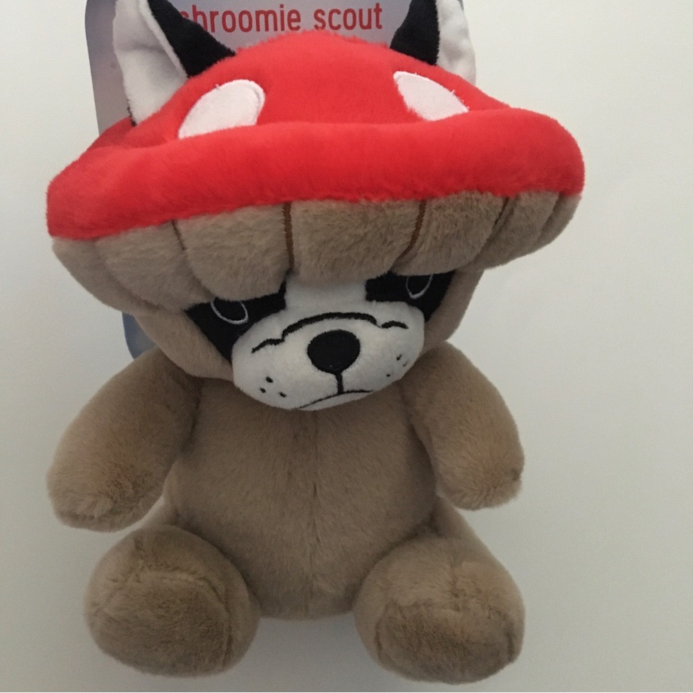 NEW Dog Toy “Shroomie Scout” Plush with Soft Crinkles Mushroom Dog | Dexypaw